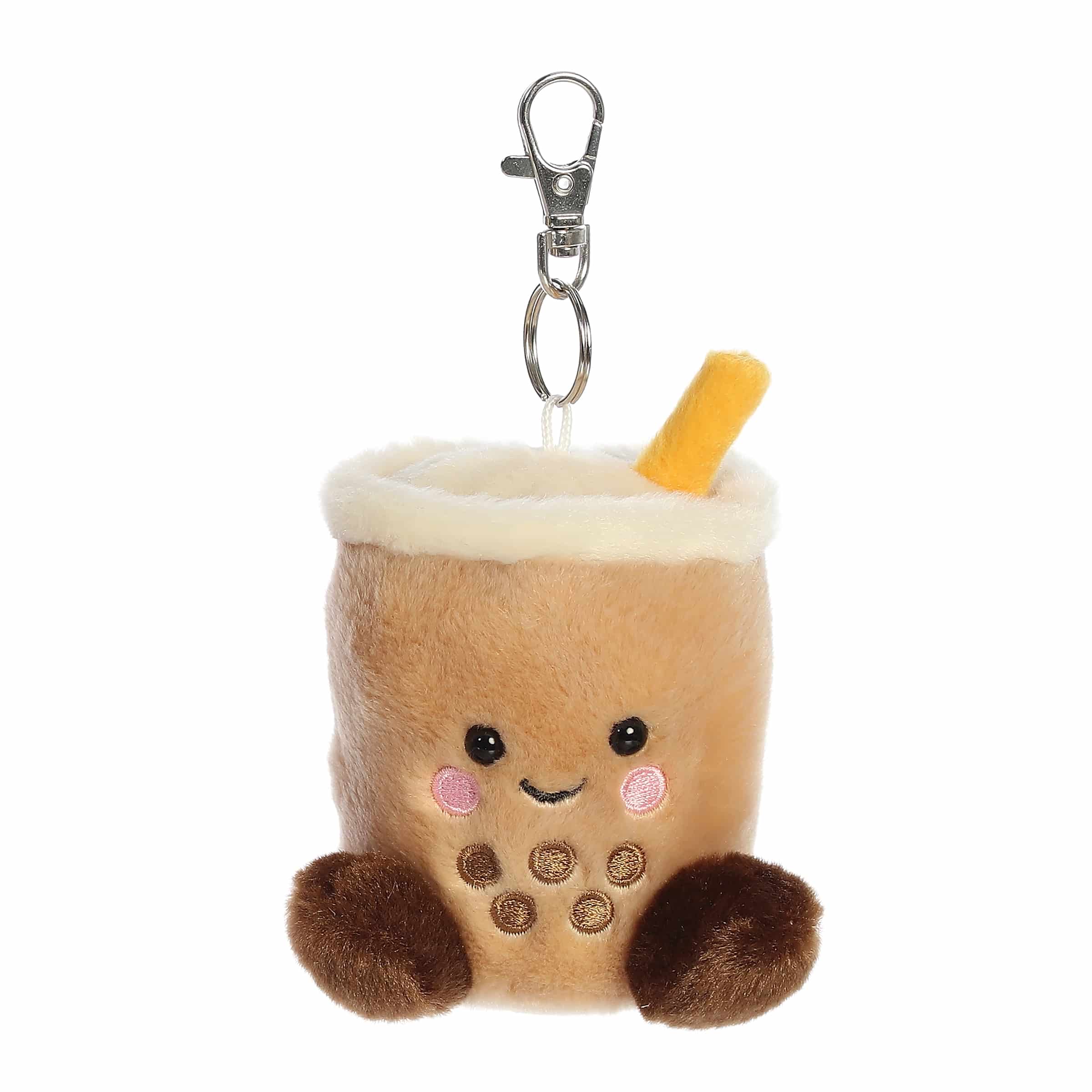 Palm Pals | 4" Milky Tea Boba Clip-On