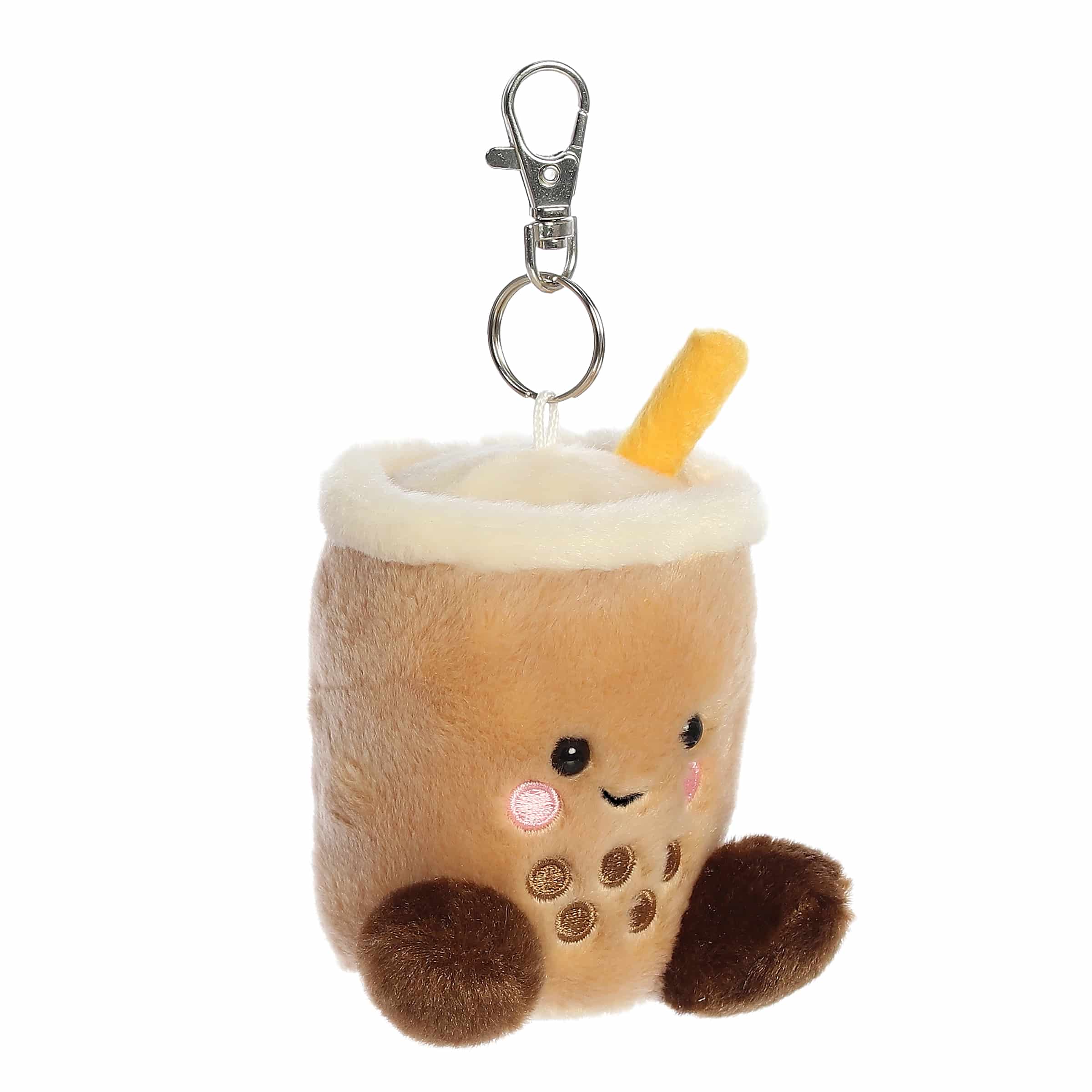Palm Pals | 4" Milky Tea Boba Clip-On