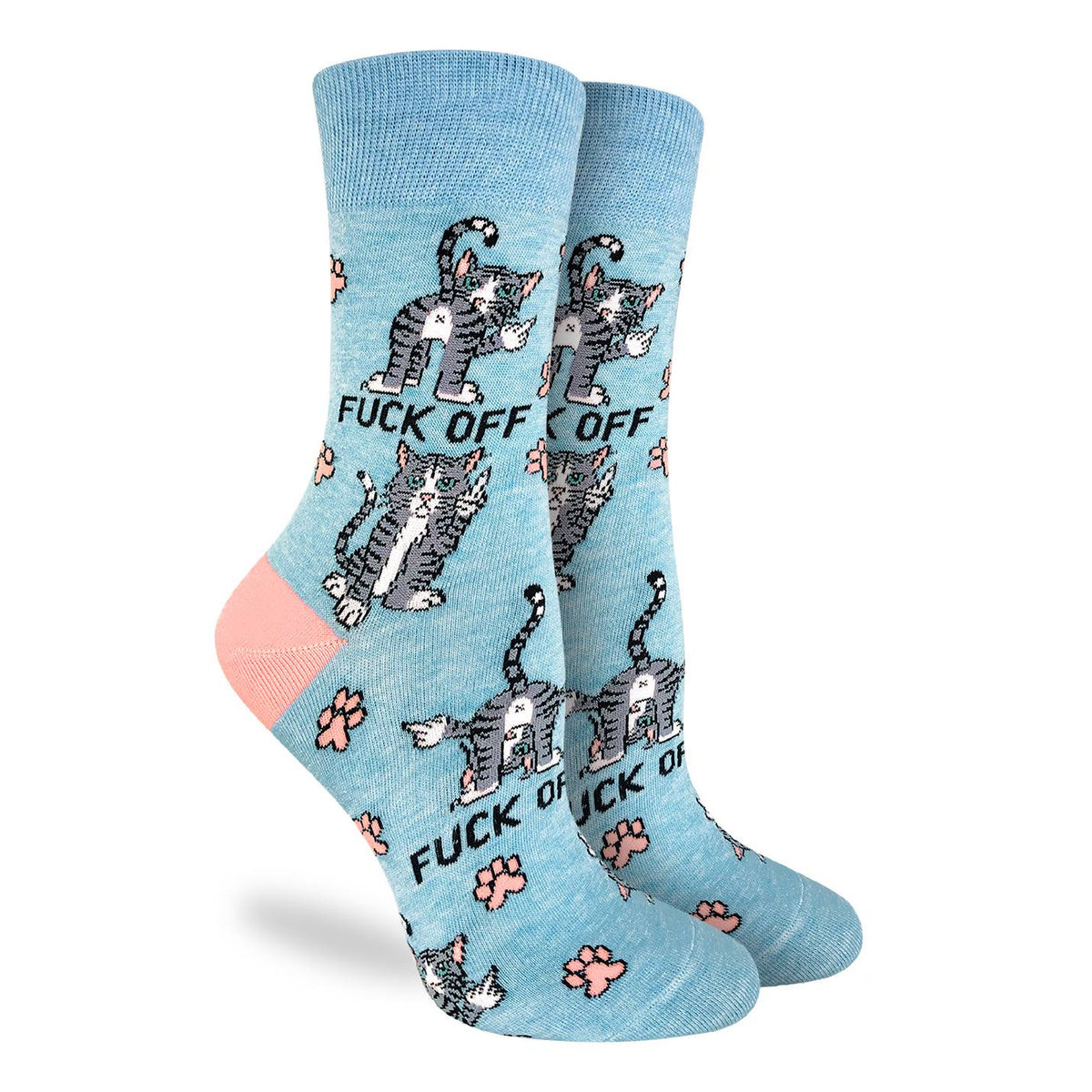 Good Luck Sock | Women's Crew | F Off Cats