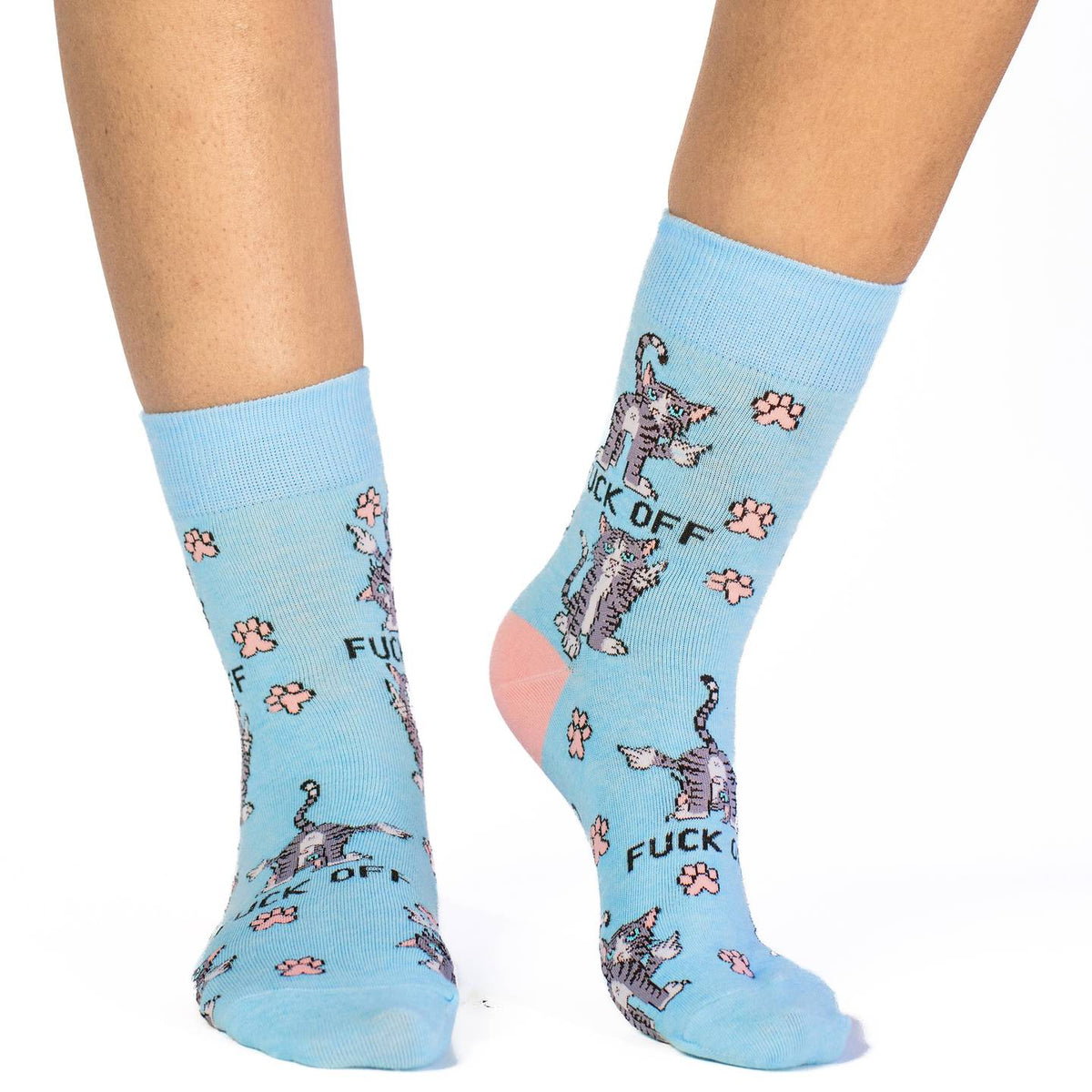 Good Luck Sock | Women's Crew | F Off Cats