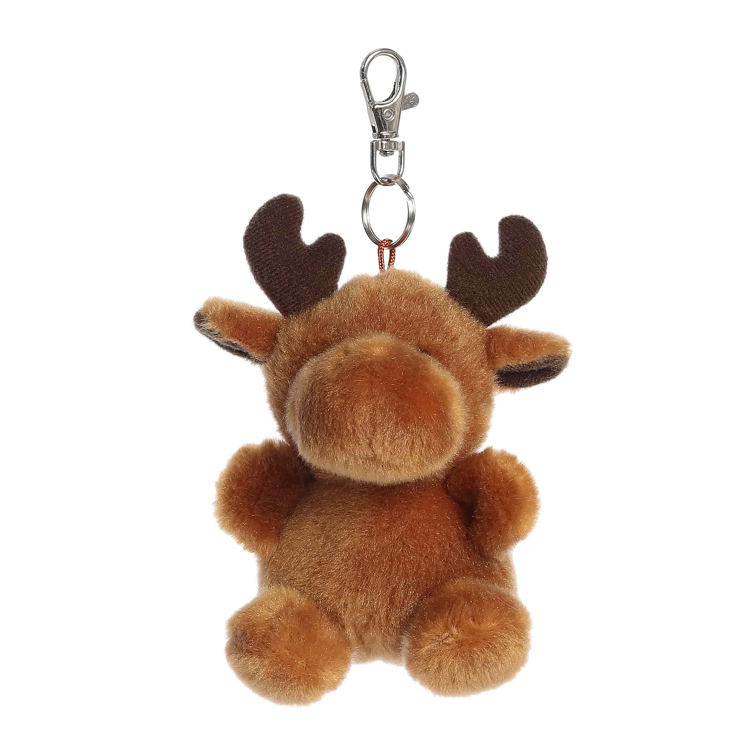 Palm Pals | 4" Cinnamon Moose Clip-On
