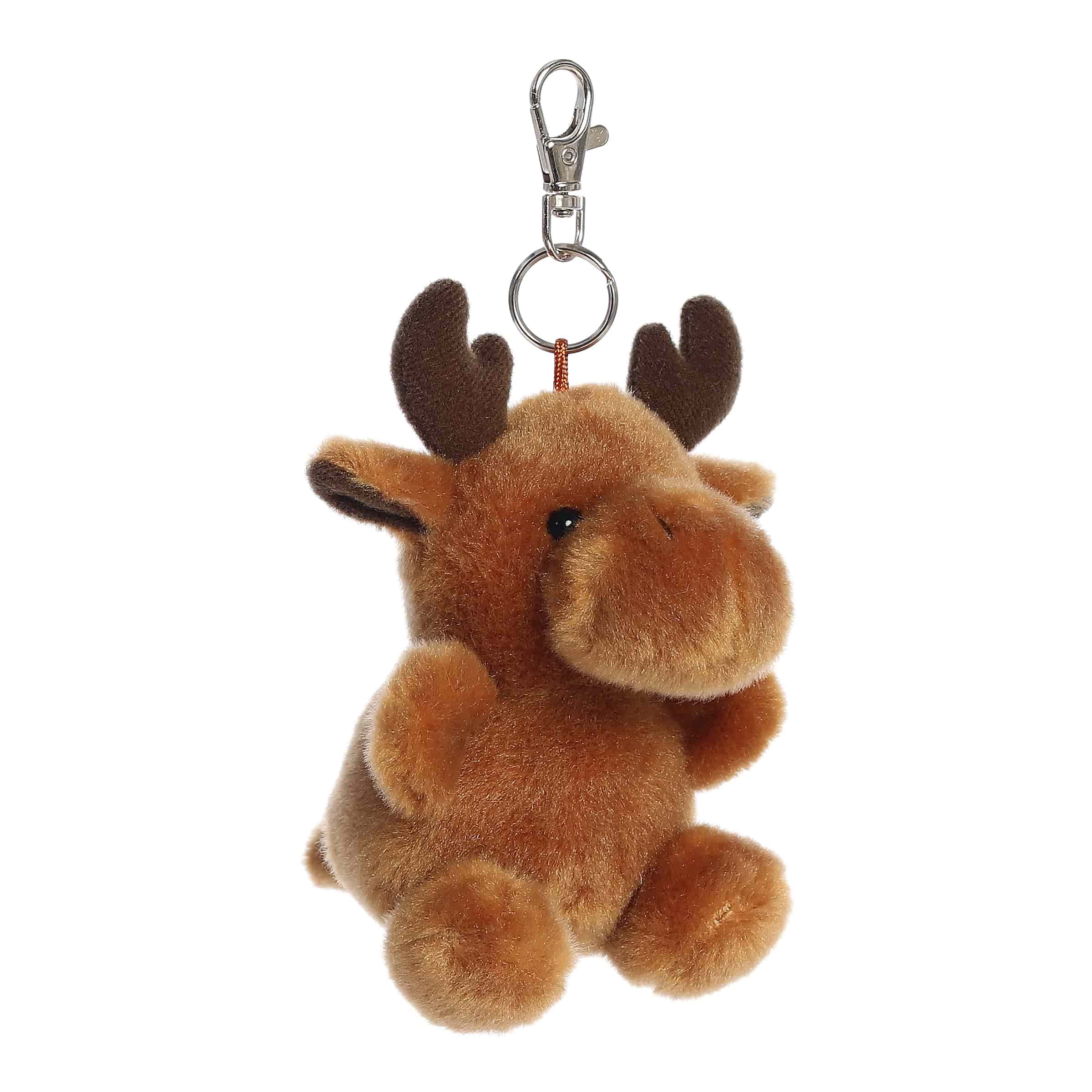 Palm Pals | 4" Cinnamon Moose Clip-On