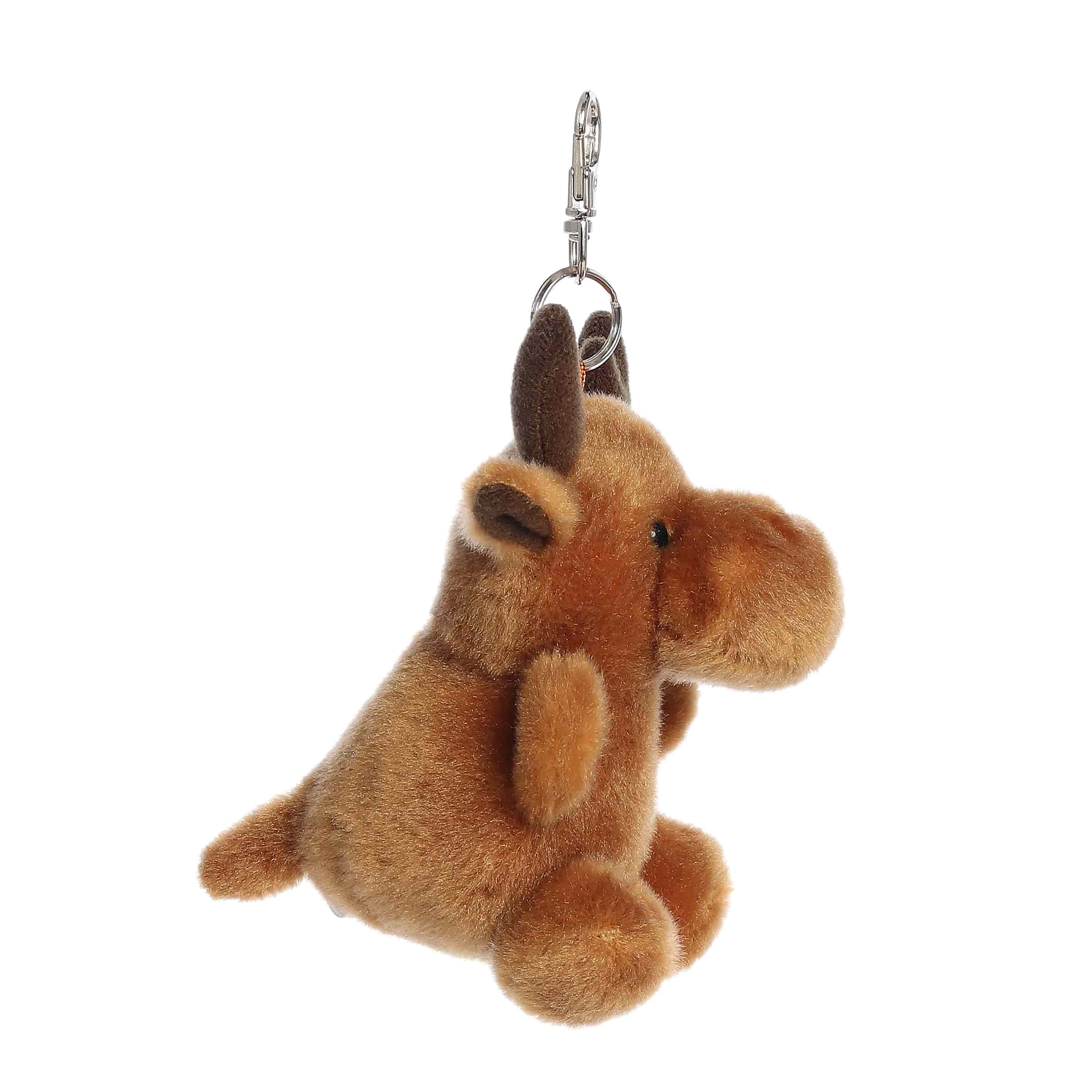 Palm Pals | 4" Cinnamon Moose Clip-On