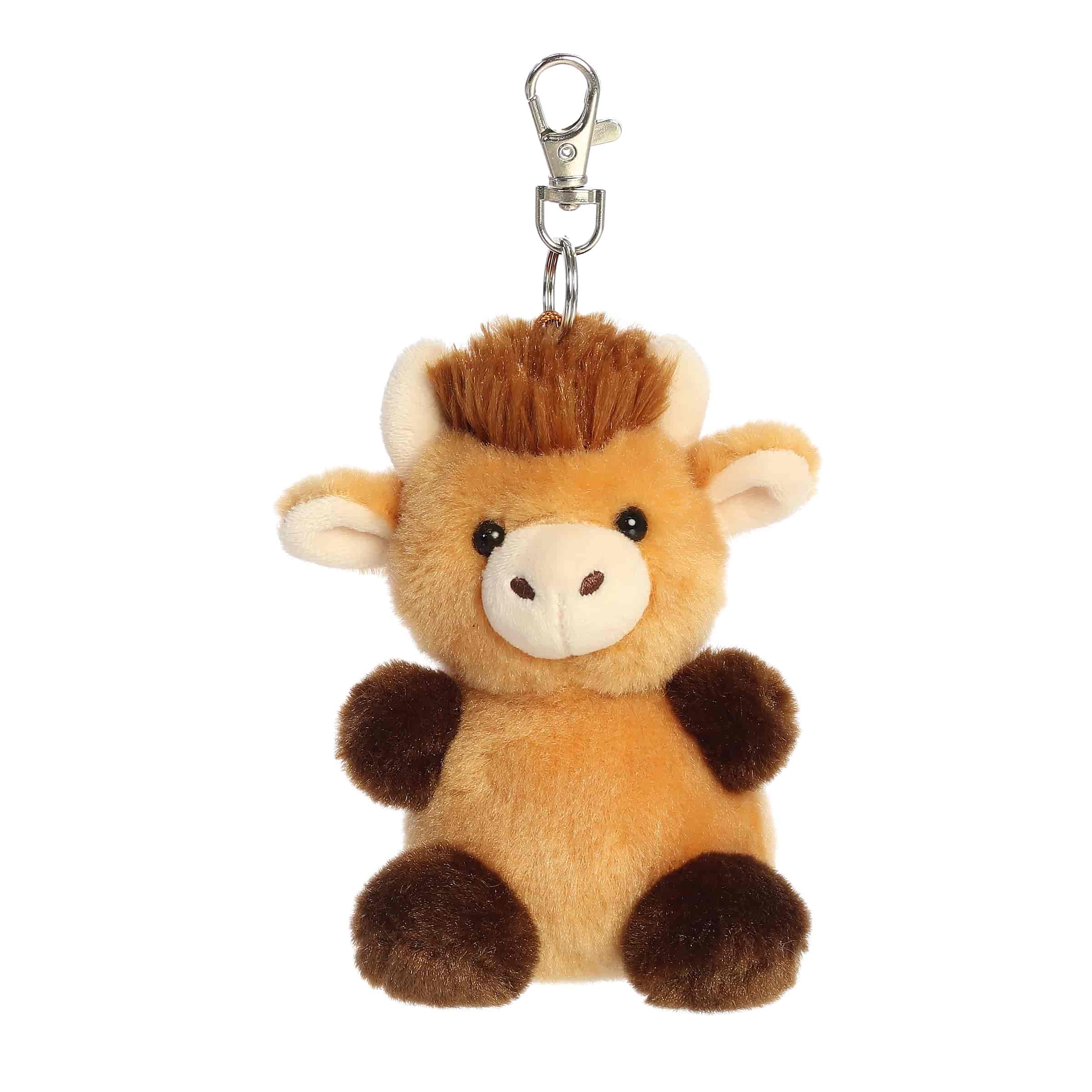 Palm Pals | 4" Hubert Highland Cow Clip-On