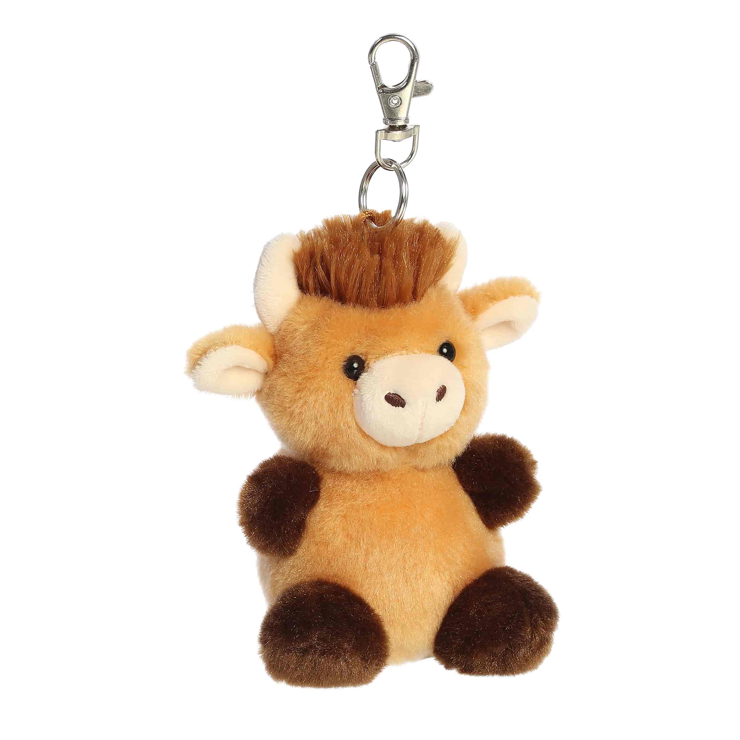 Palm Pals | 4" Hubert Highland Cow Clip-On