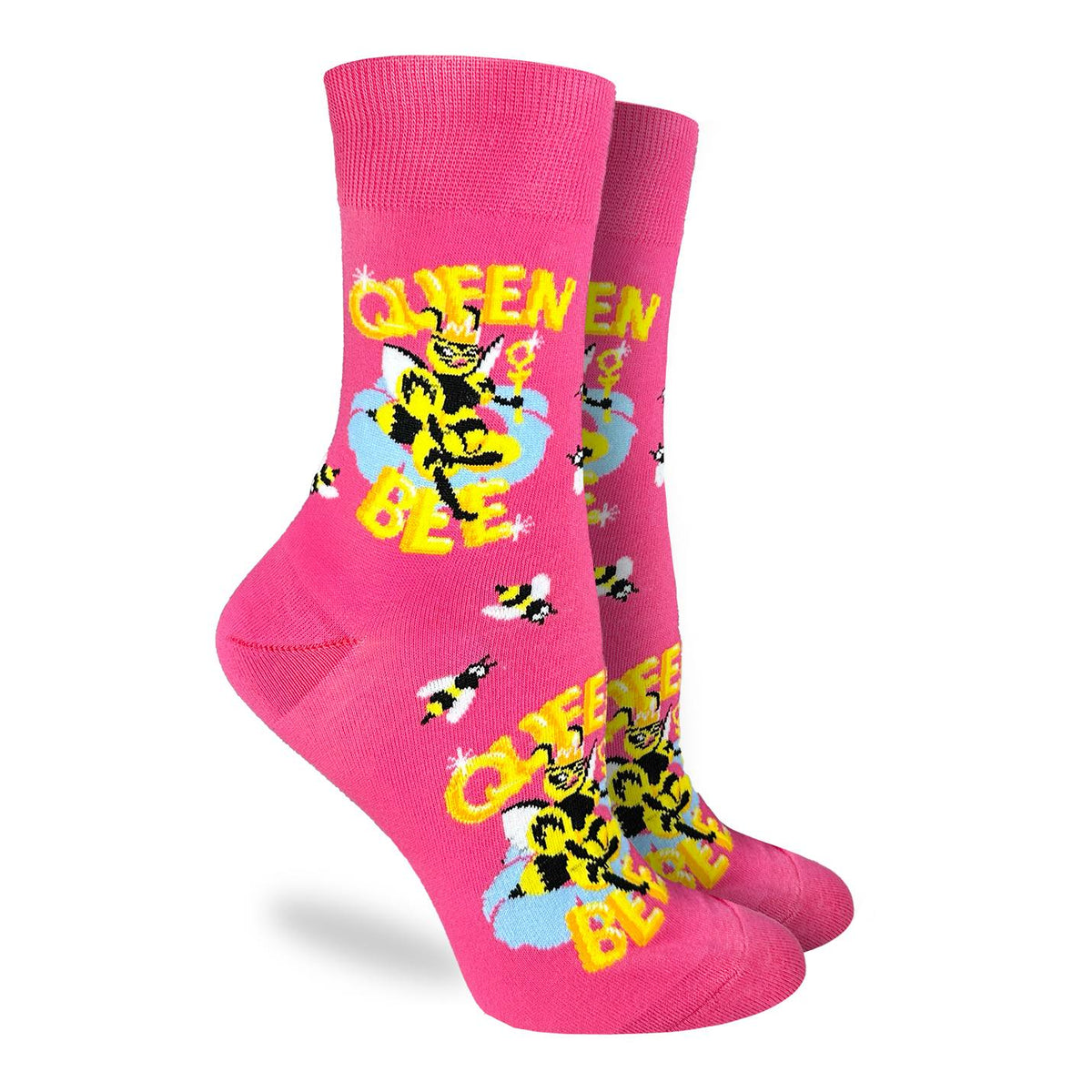 Good Luck Socks | Women's Crew | Queen Bee