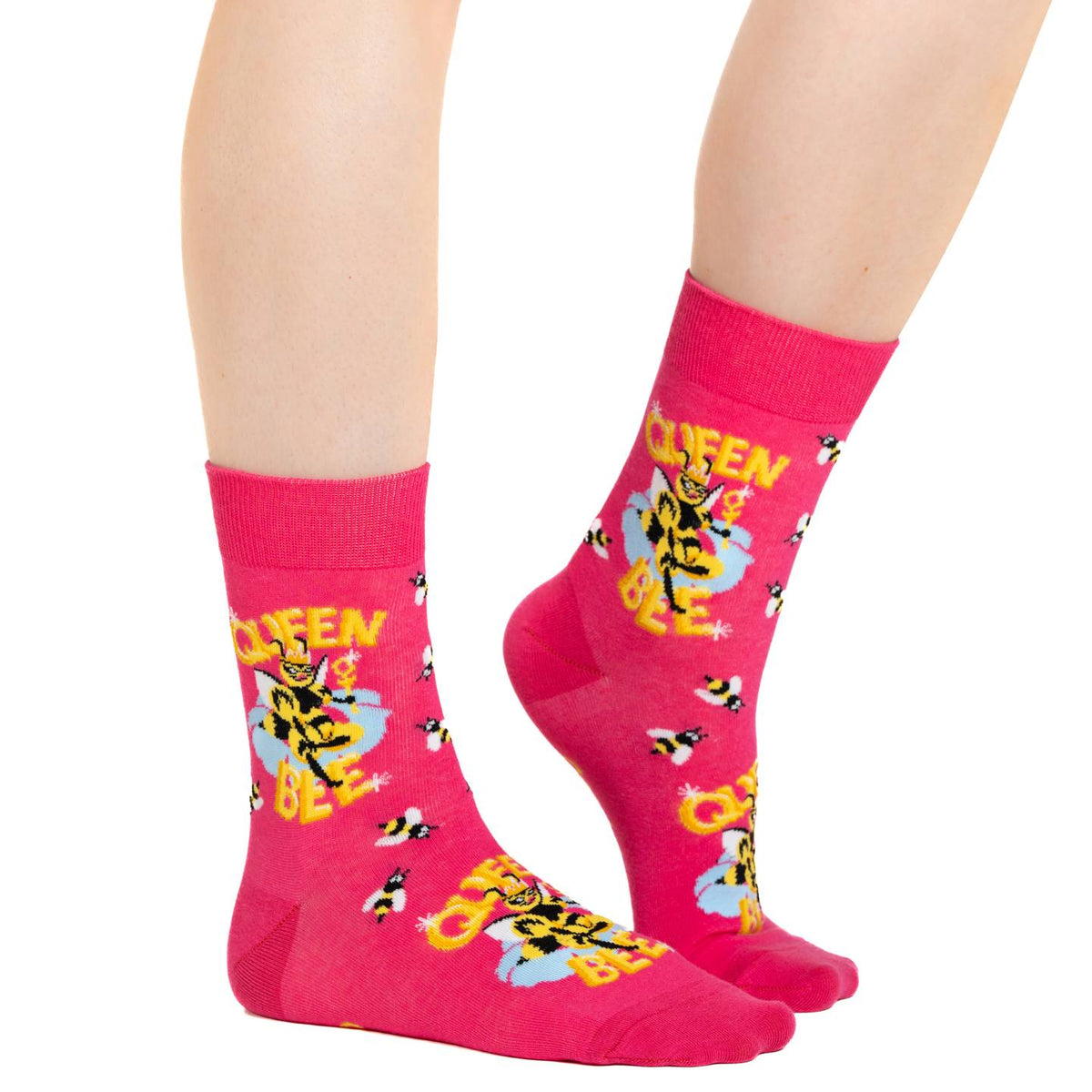 Good Luck Socks | Women's Crew | Queen Bee