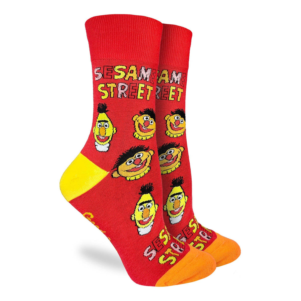 Good Luck Sock | Women's Crew | Sesame Street, Bert & Ernie Faces