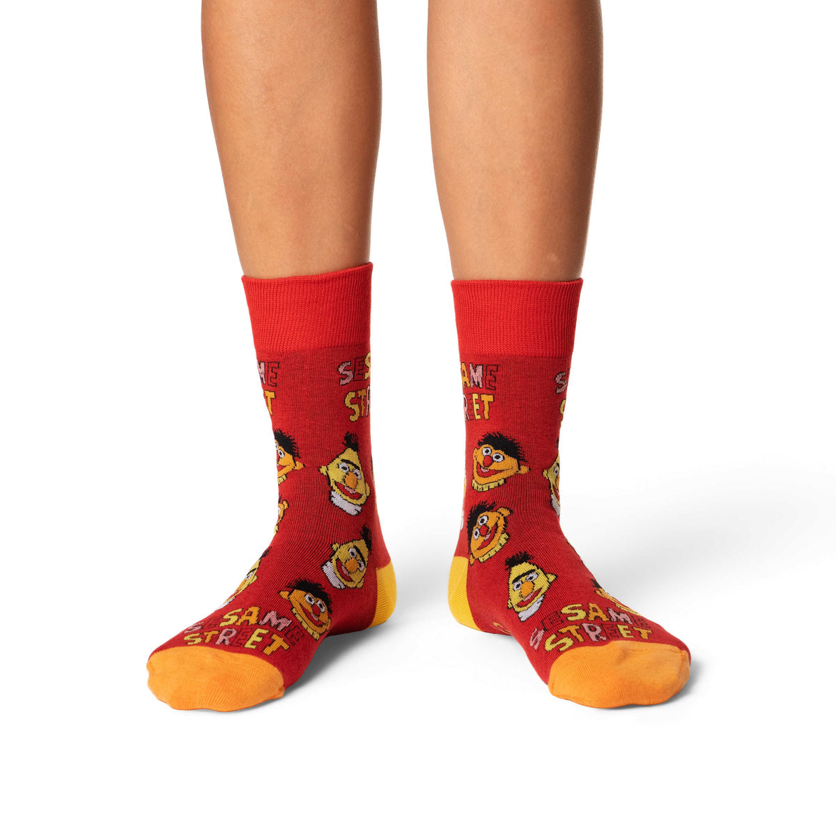 Good Luck Sock | Women's Crew | Sesame Street, Bert & Ernie Faces