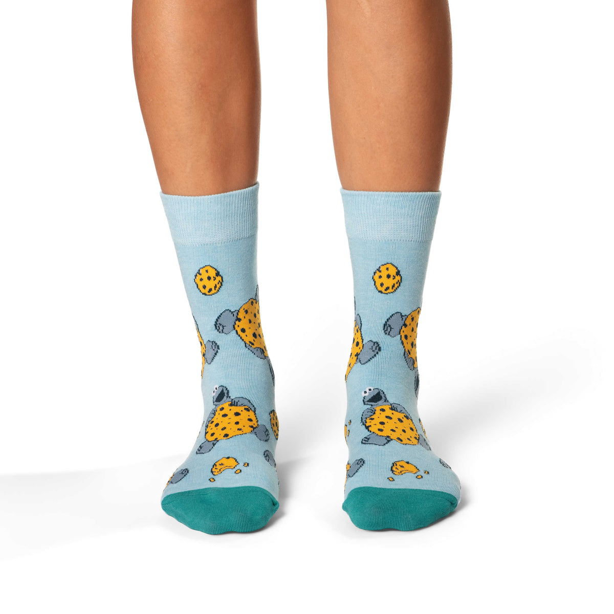 Good Luck Sock | Women's Crew | Sesame Street, Cookie Monster
