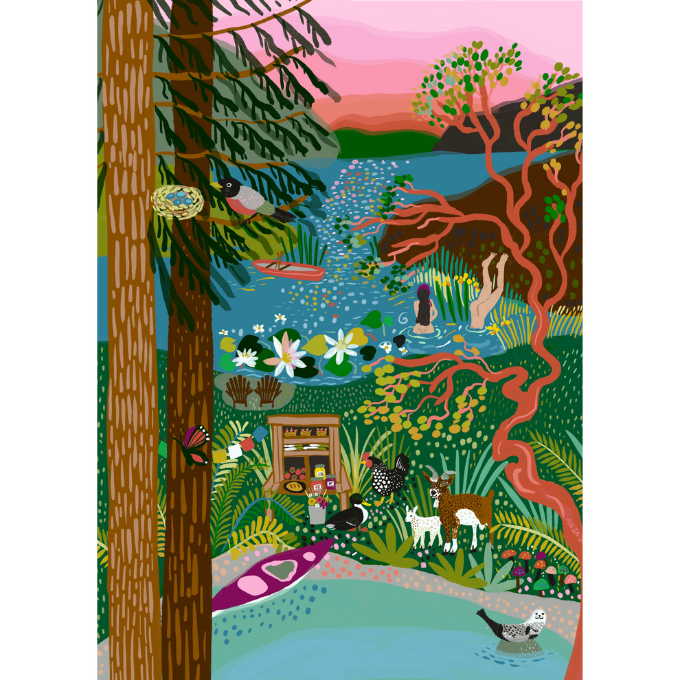 Villager | Salt Spring Island 1000 piece puzzle