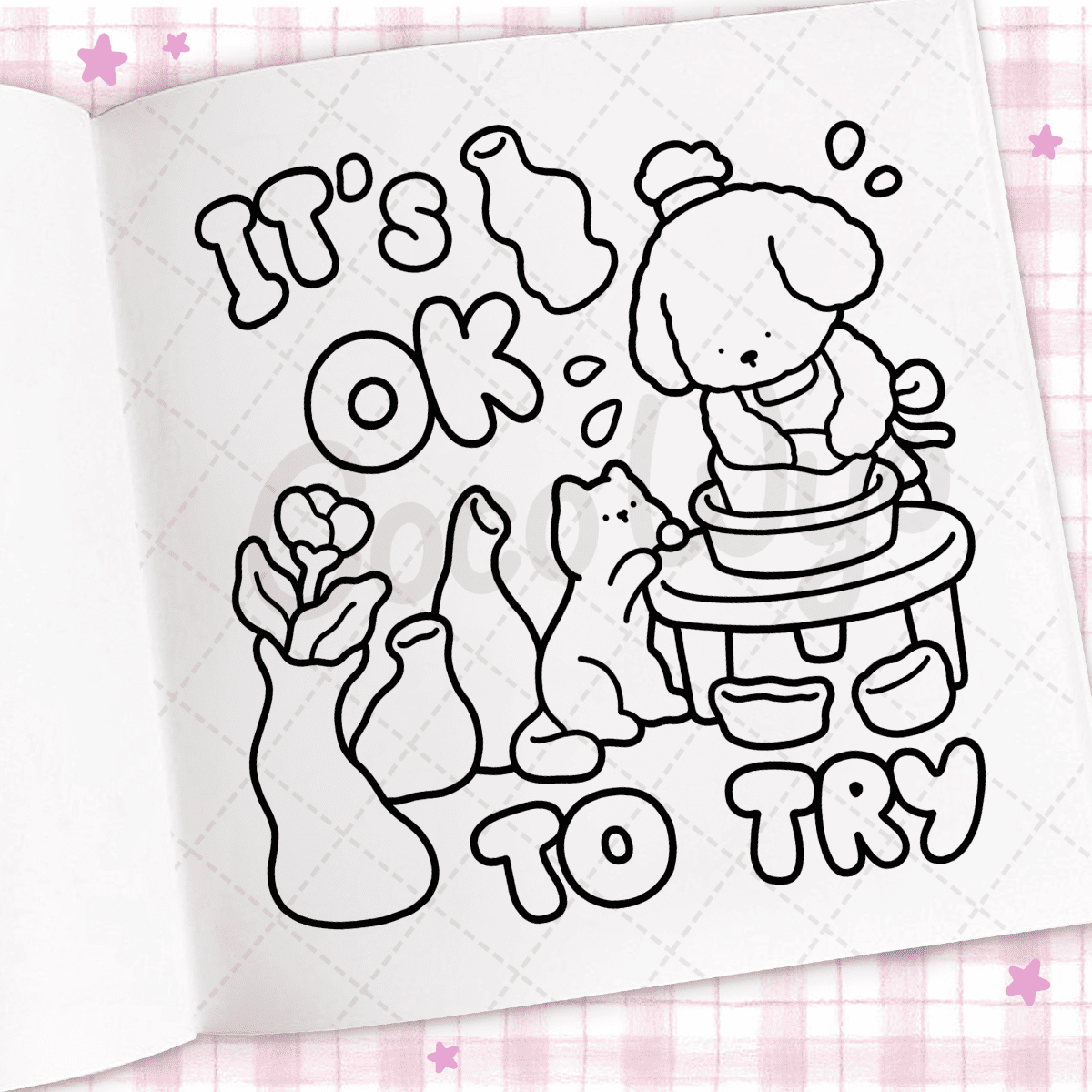 Cozy Vibes Colouring Book | Coco Wyo