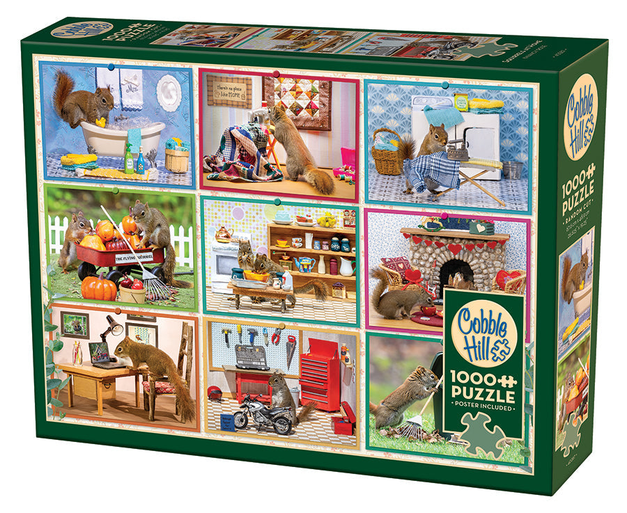 Cobble Hill | Squirrels at Home 1000-Piece Puzzle