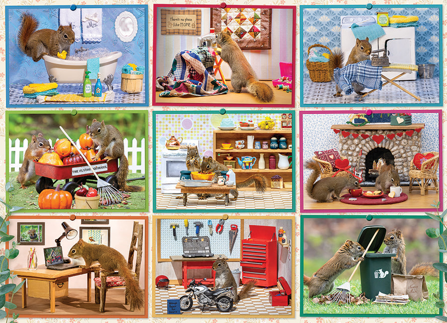 Cobble Hill | Squirrels at Home 1000-Piece Puzzle