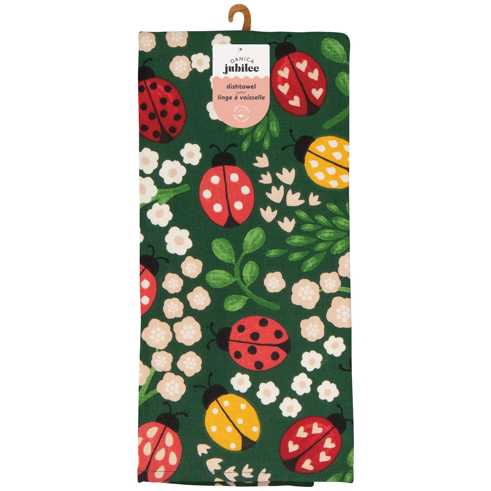 Danica Jubilee | Ladybugs Dish Towel
