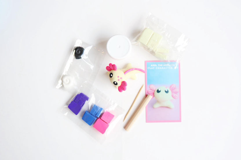 The Make Station | Axel the Axolotl Polymer Clay Kit