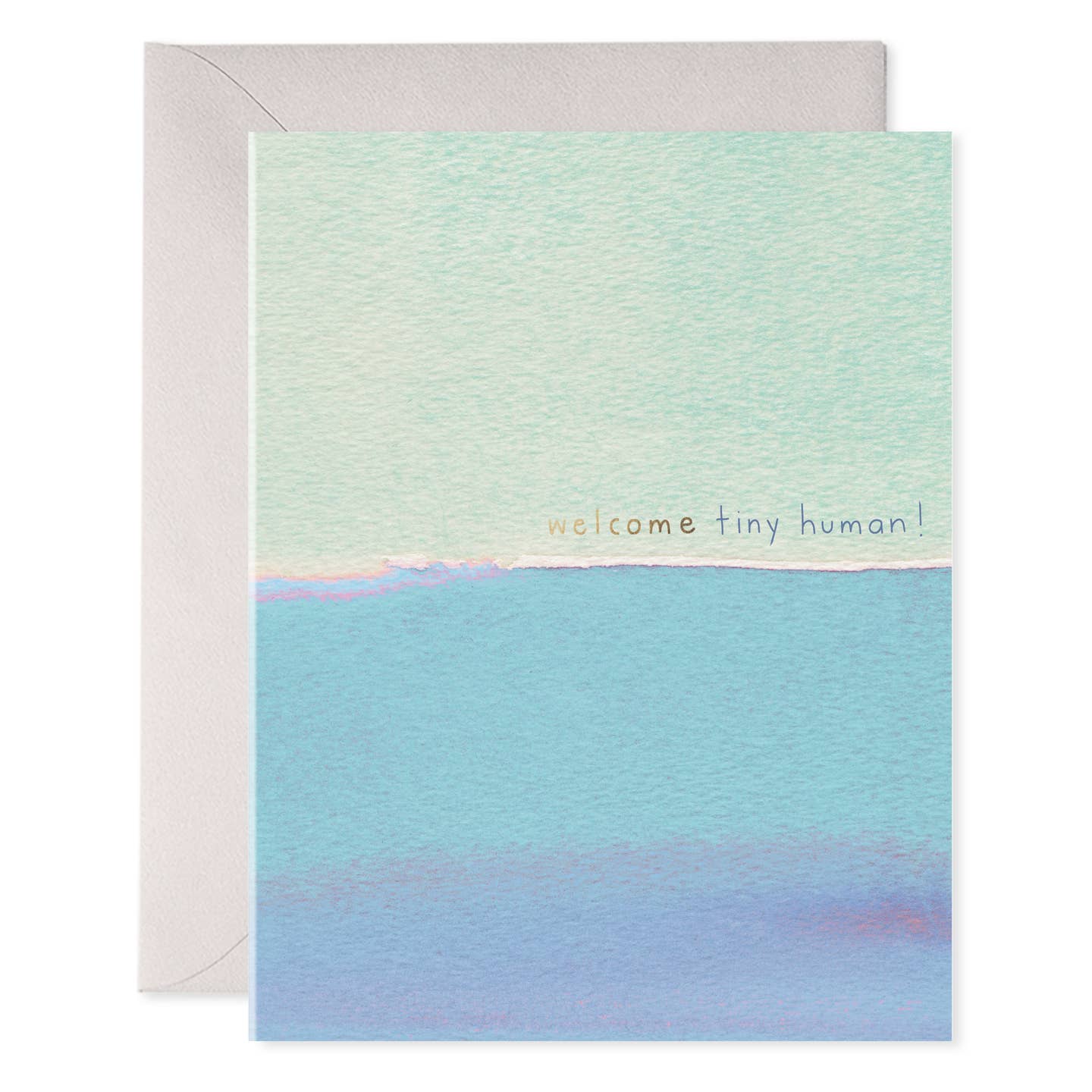 E. Frances | Welcome Tiny Human New Baby Card