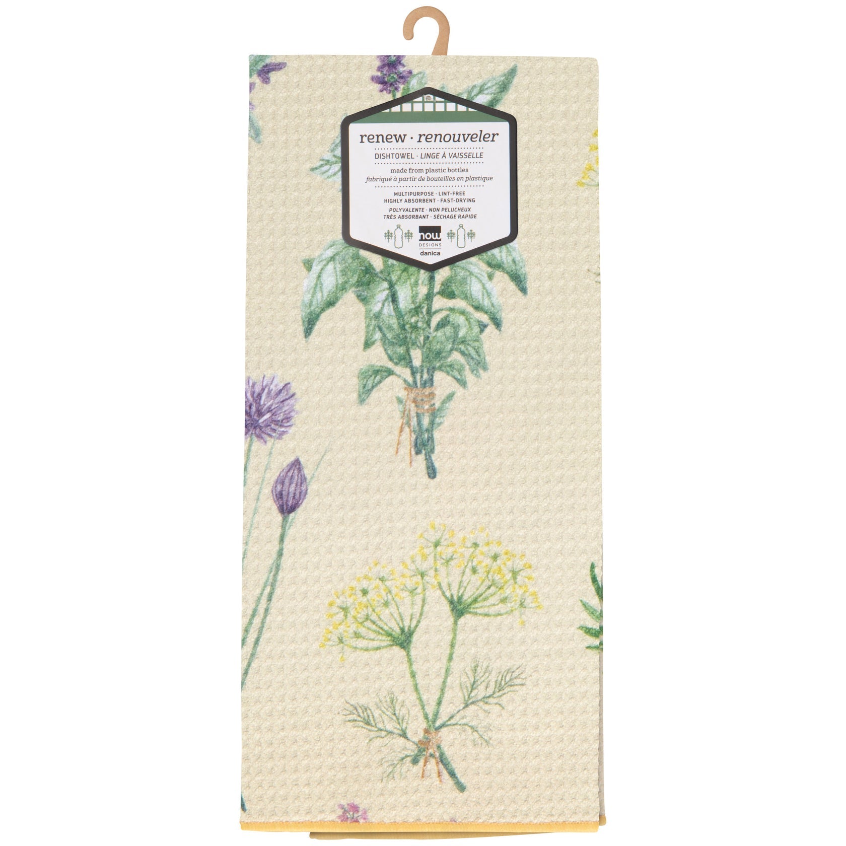 Now Designs | Fresh Herbs Recycled Microfibre Dish Towel
