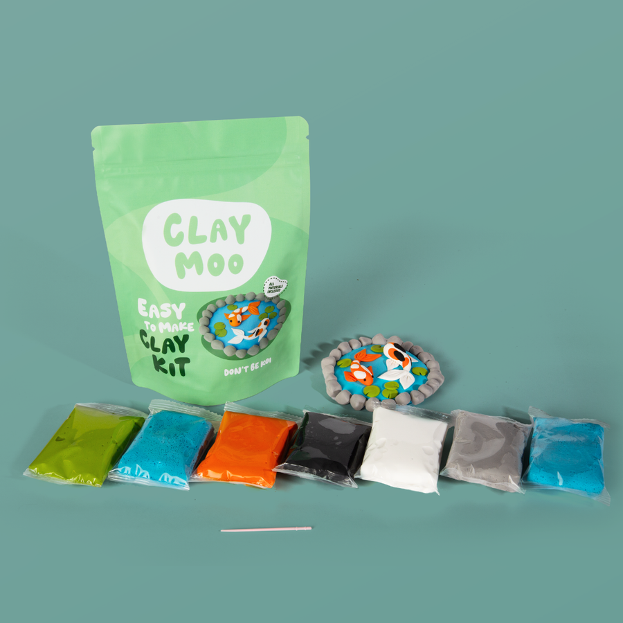 Claymoo | Don't Be Koi Air Dry Clay Kit
