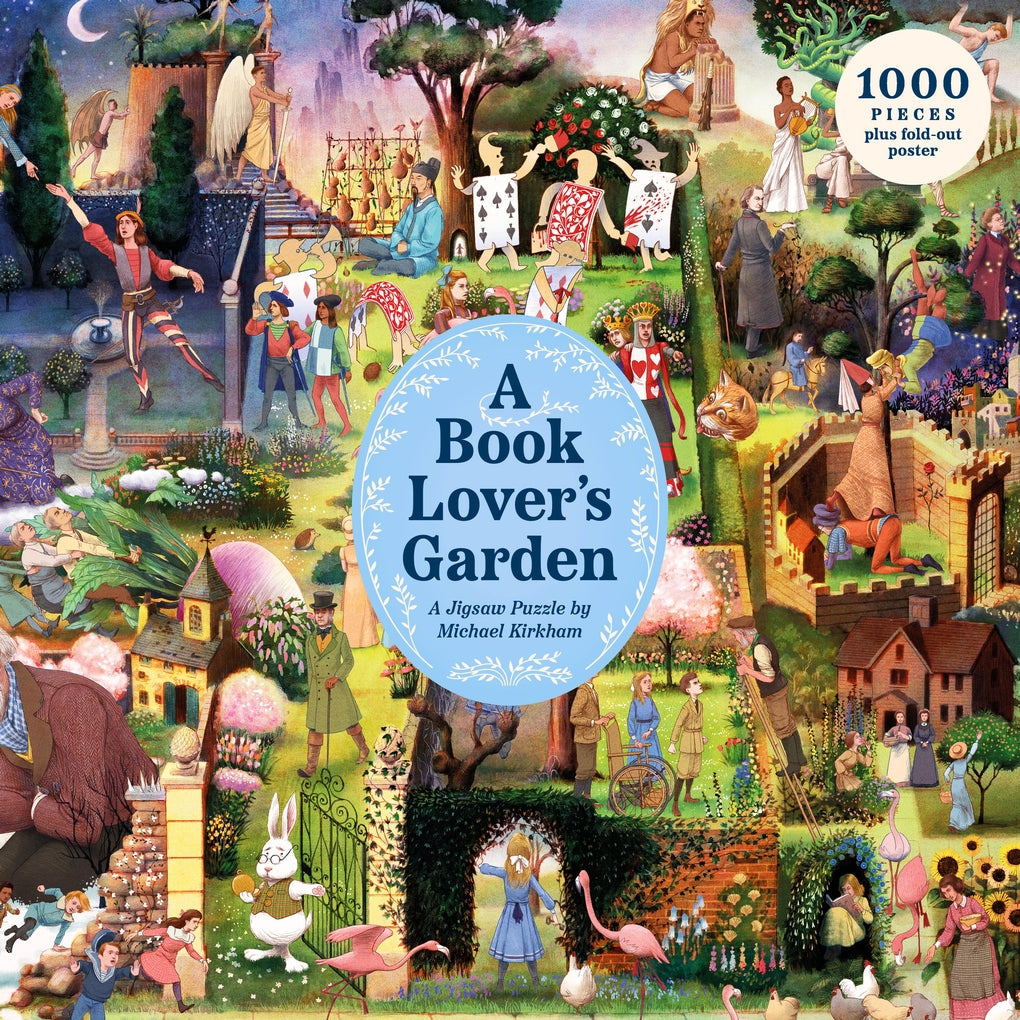 Laurence King | A Book Lover's Garden 1000 piece Puzzle