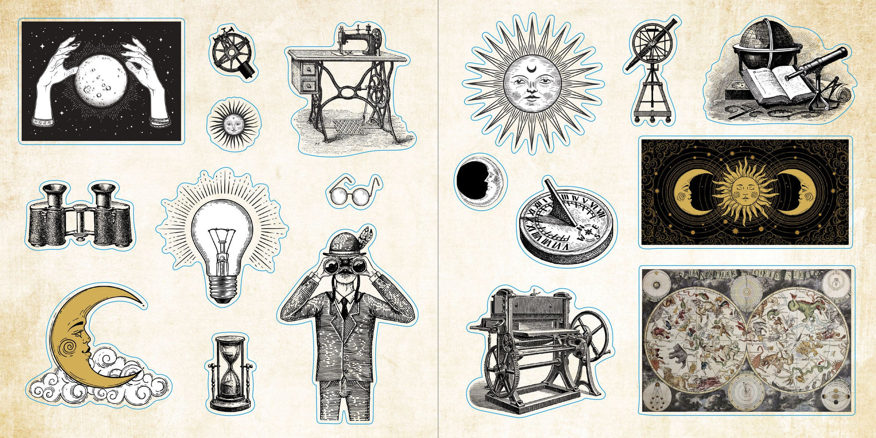 Peter Pauper Press | Loads of Ephemera Sticker Book