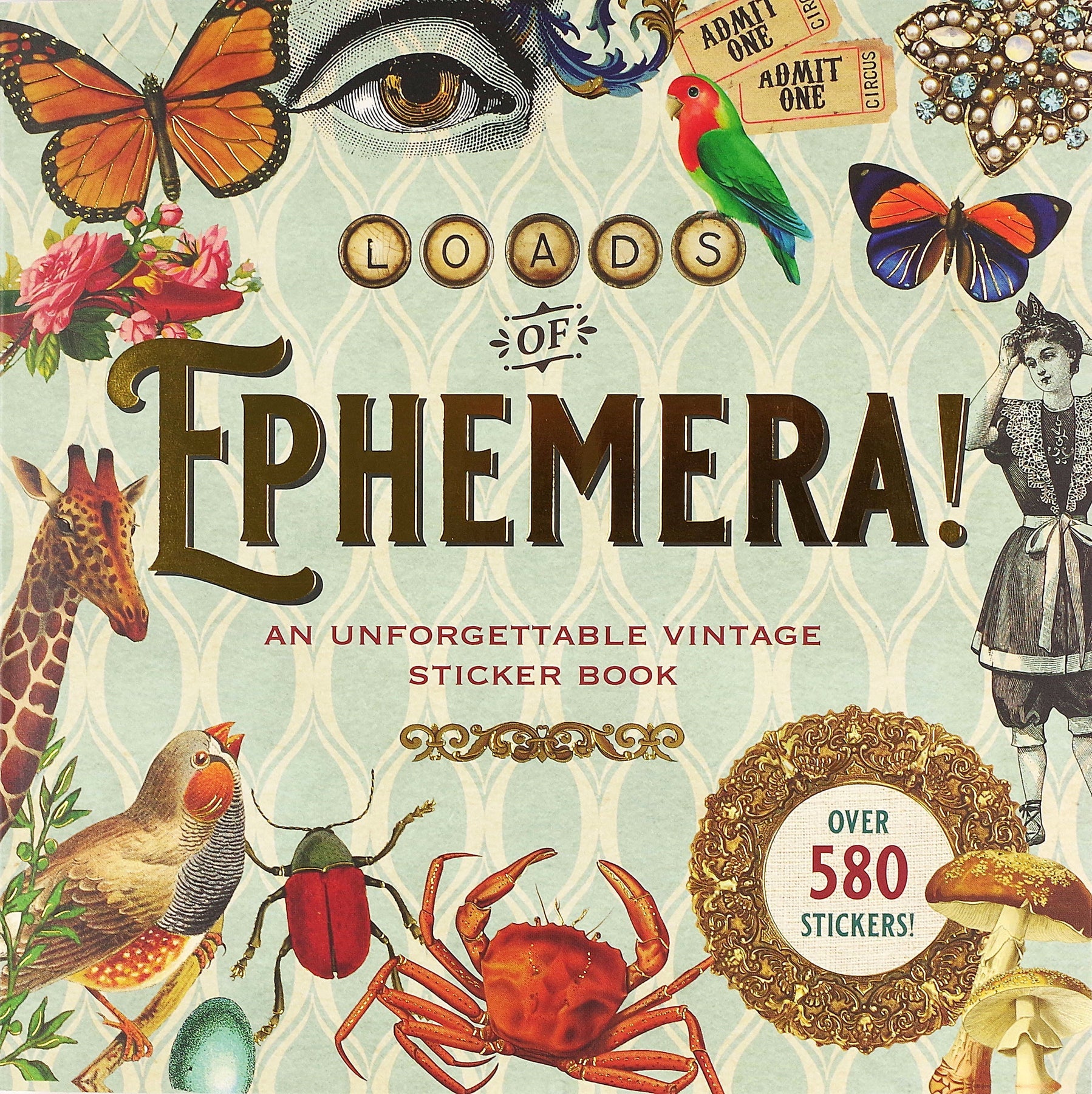 Peter Pauper Press | Loads of Ephemera Sticker Book