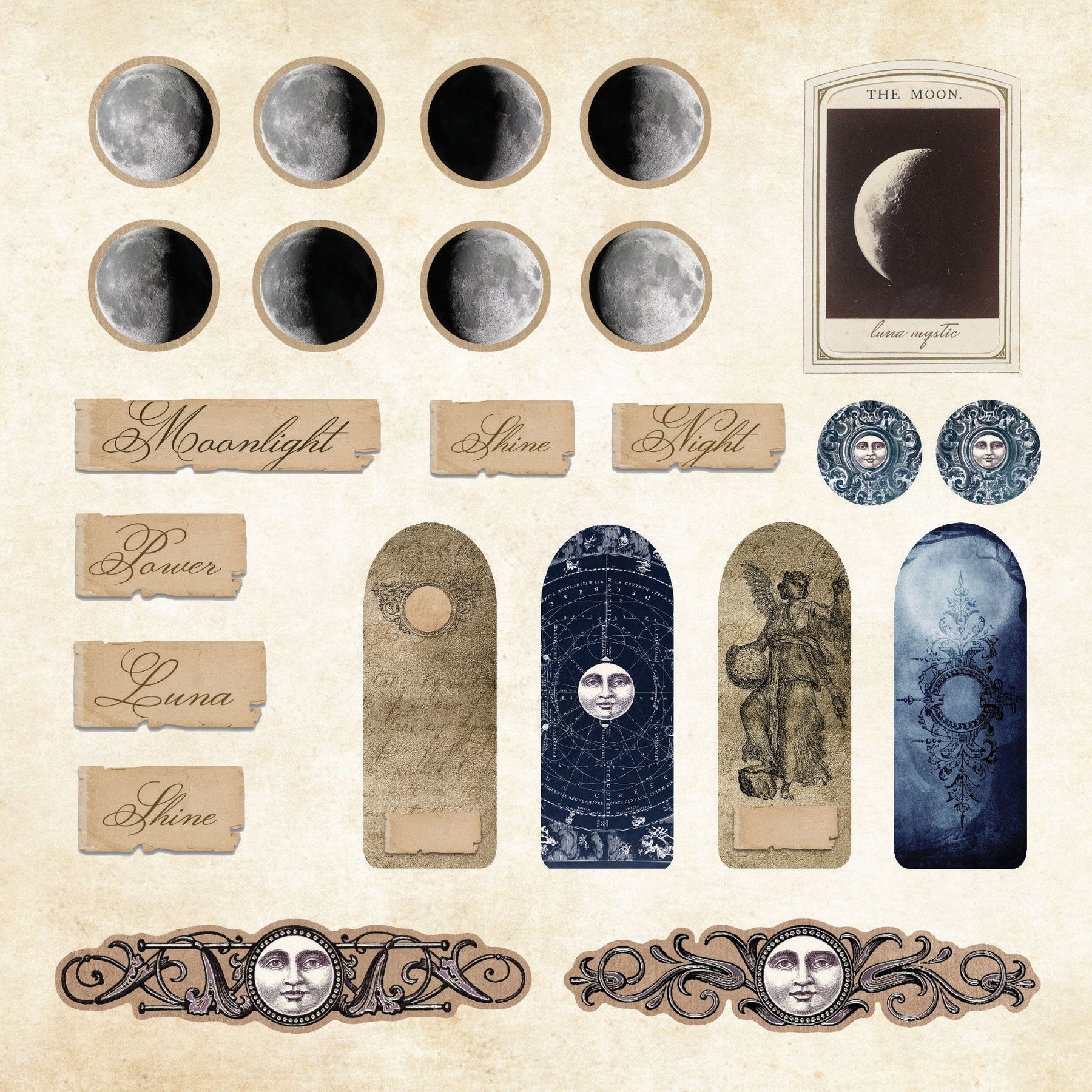 Peter Pauper Press | Mystical Ephemera Sticker Book