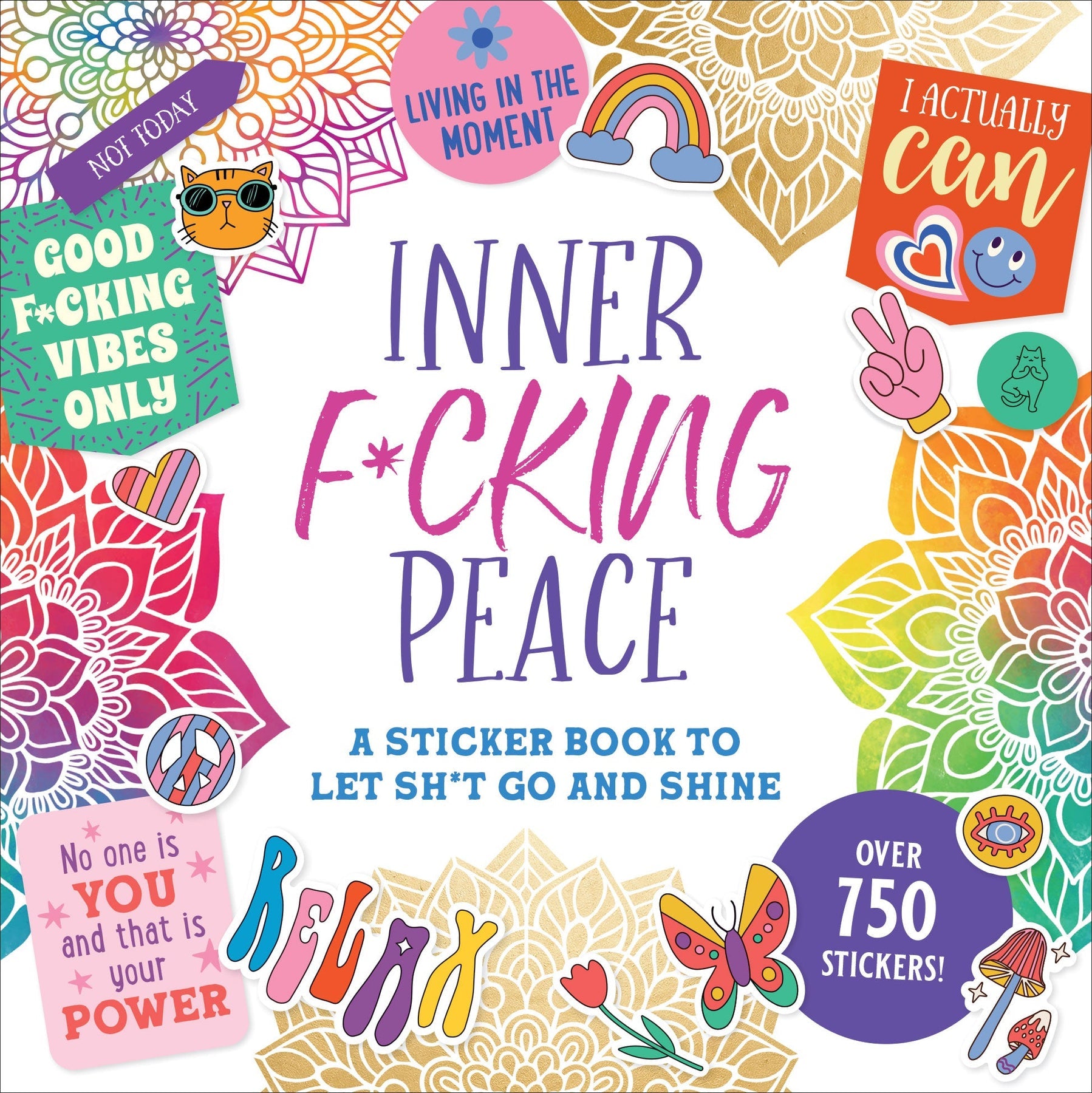 Peter Pauper Press | Inner F*cking Peace Sticker Book
