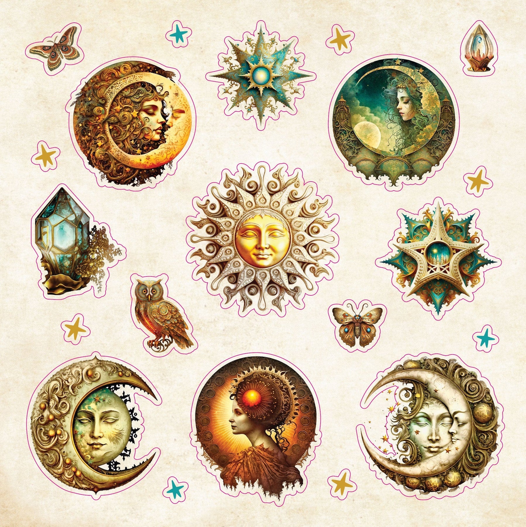 Peter Pauper Press | Celestial Wonders Sticker Book