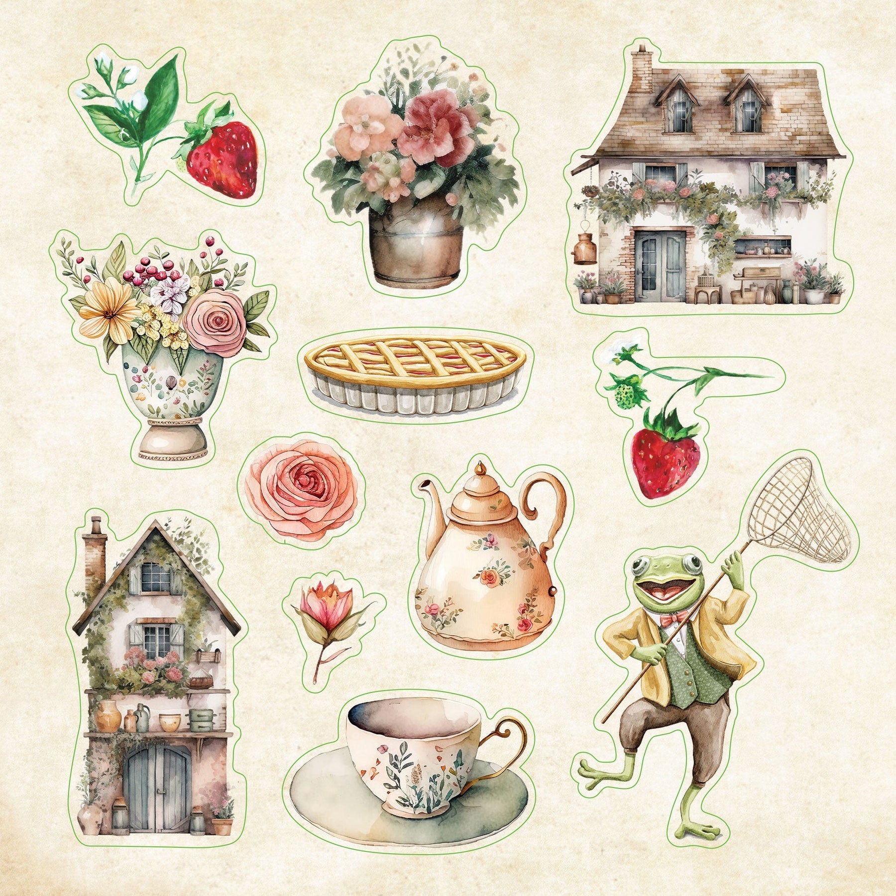 The Simple Life Cottagecore | An Idyllic Collection of Cozy Stickers
