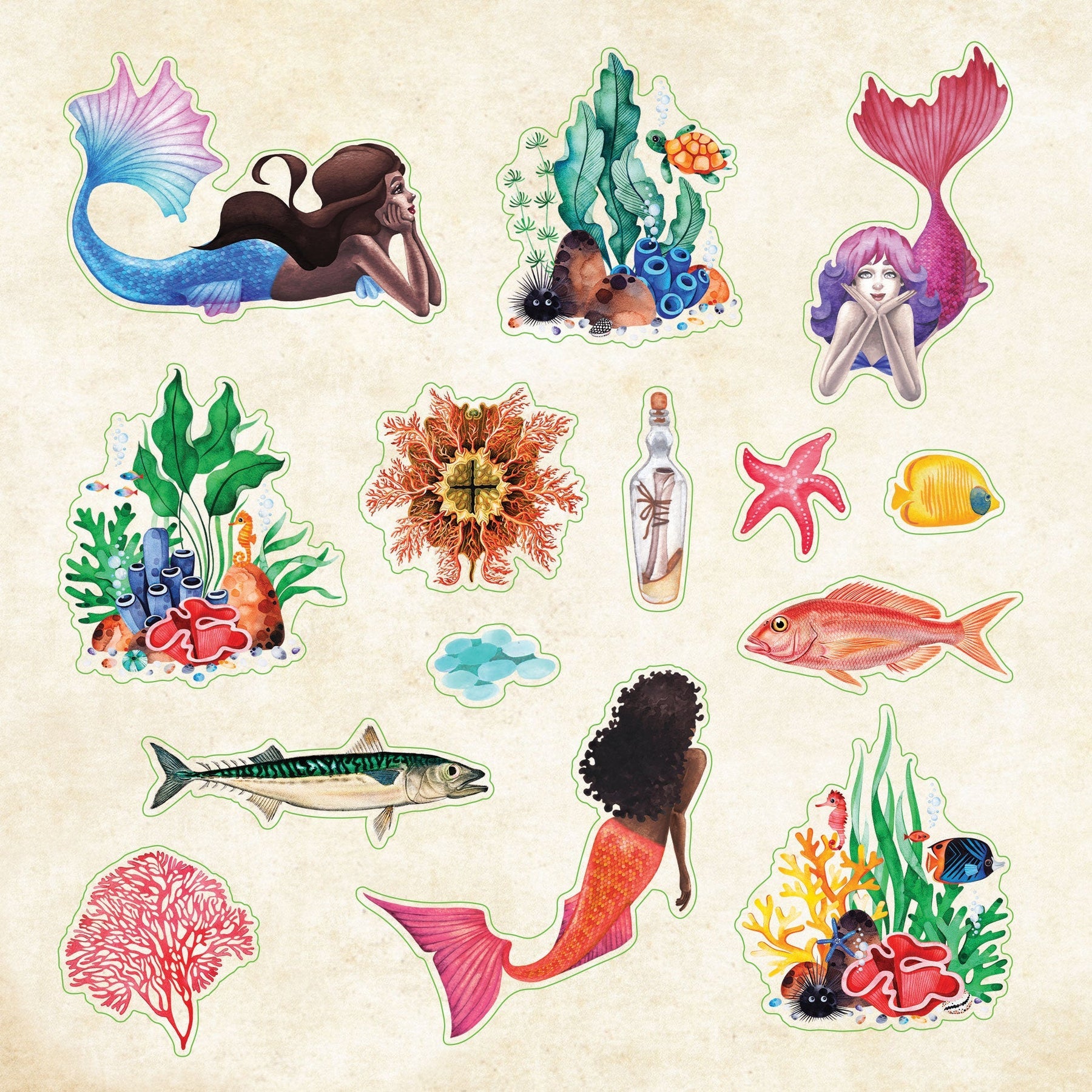 Peter Pauper Press | Poseidon's Kingdom Sticker Book
