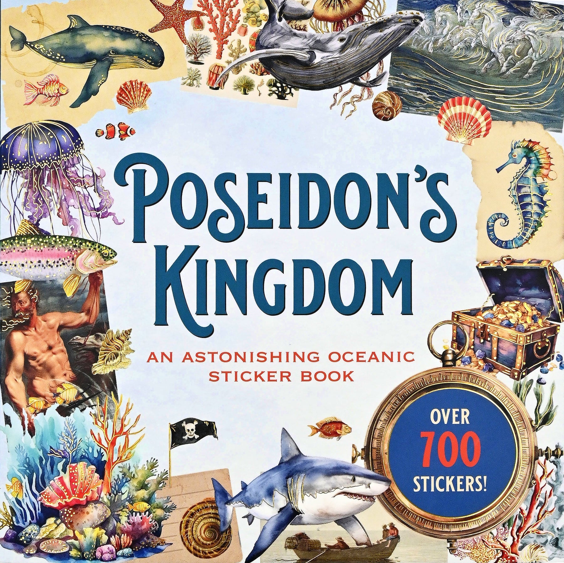 Peter Pauper Press | Poseidon's Kingdom Sticker Book