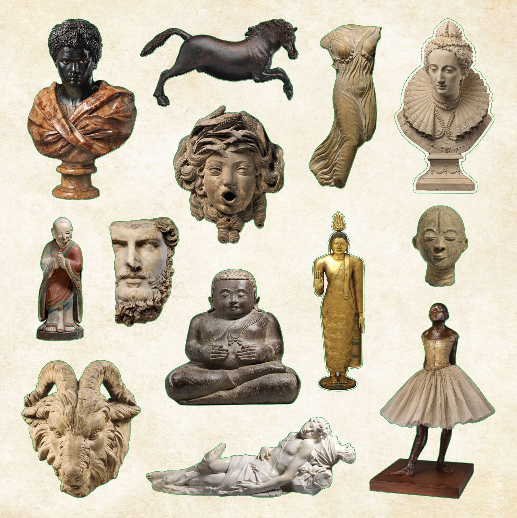 Peter Pauper Press | Museum Treasures Sticker Book
