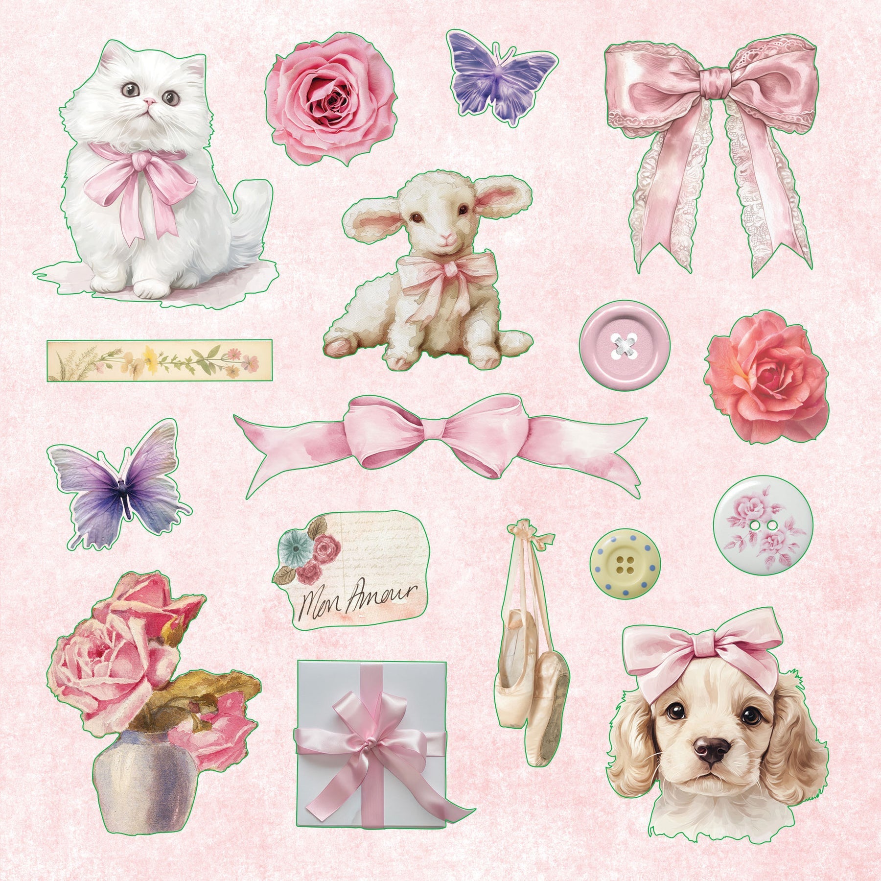 Peter Pauper Press | La Petite Coquette Sticker Book