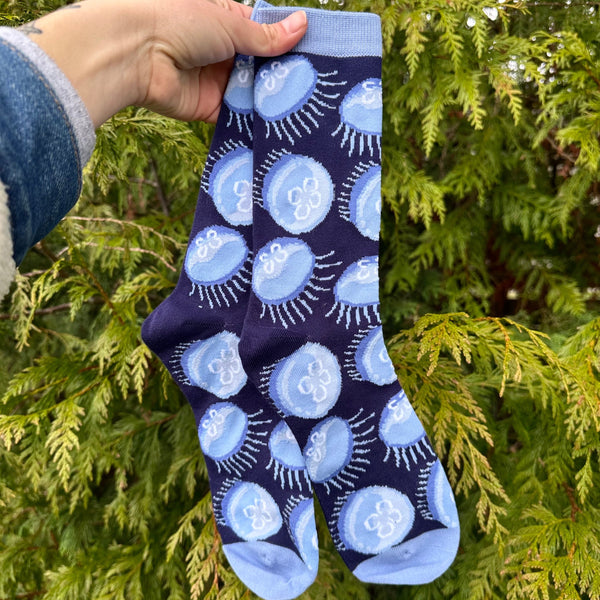 Owl & Bear Studio | Moon Jellyfish Socks