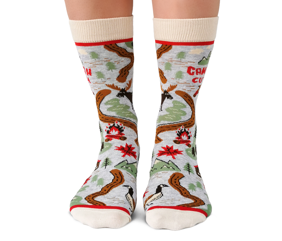 Uptown Sox | Women's Crew Socks | Canadian Cute-Eh