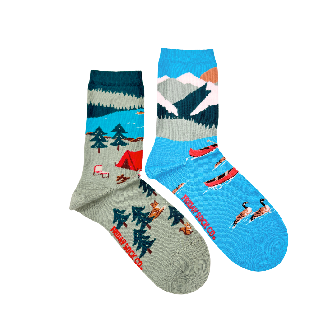 Friday Sock Co. |  Women's Socks | Mountain Scene