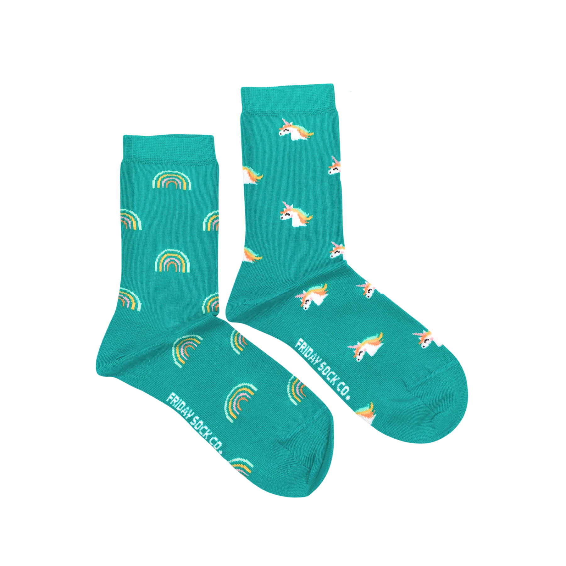 Friday Sock Co. | Women's Socks | Magical Unicorn and Rainbow
