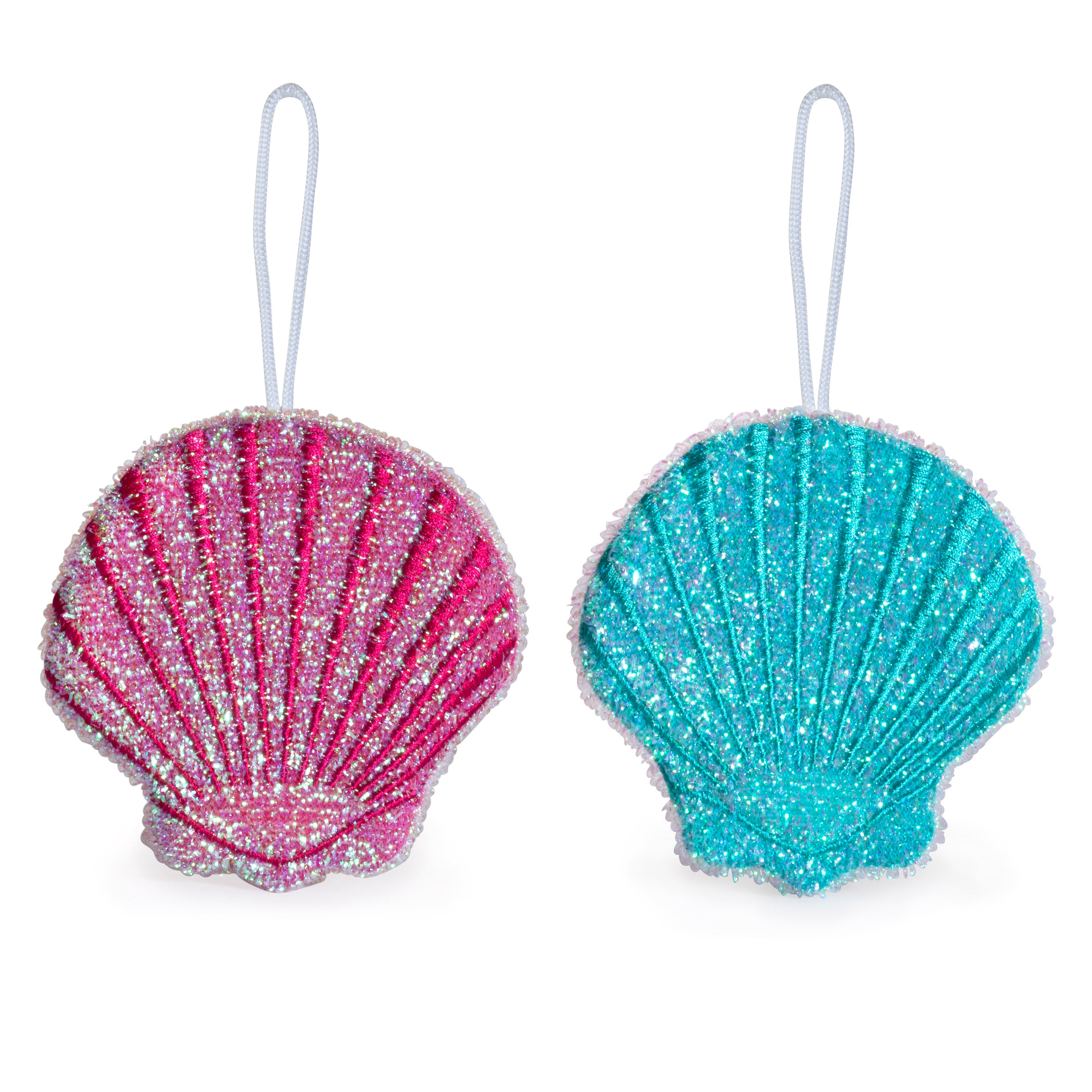 Scrub Sponge : Seashell set of 2