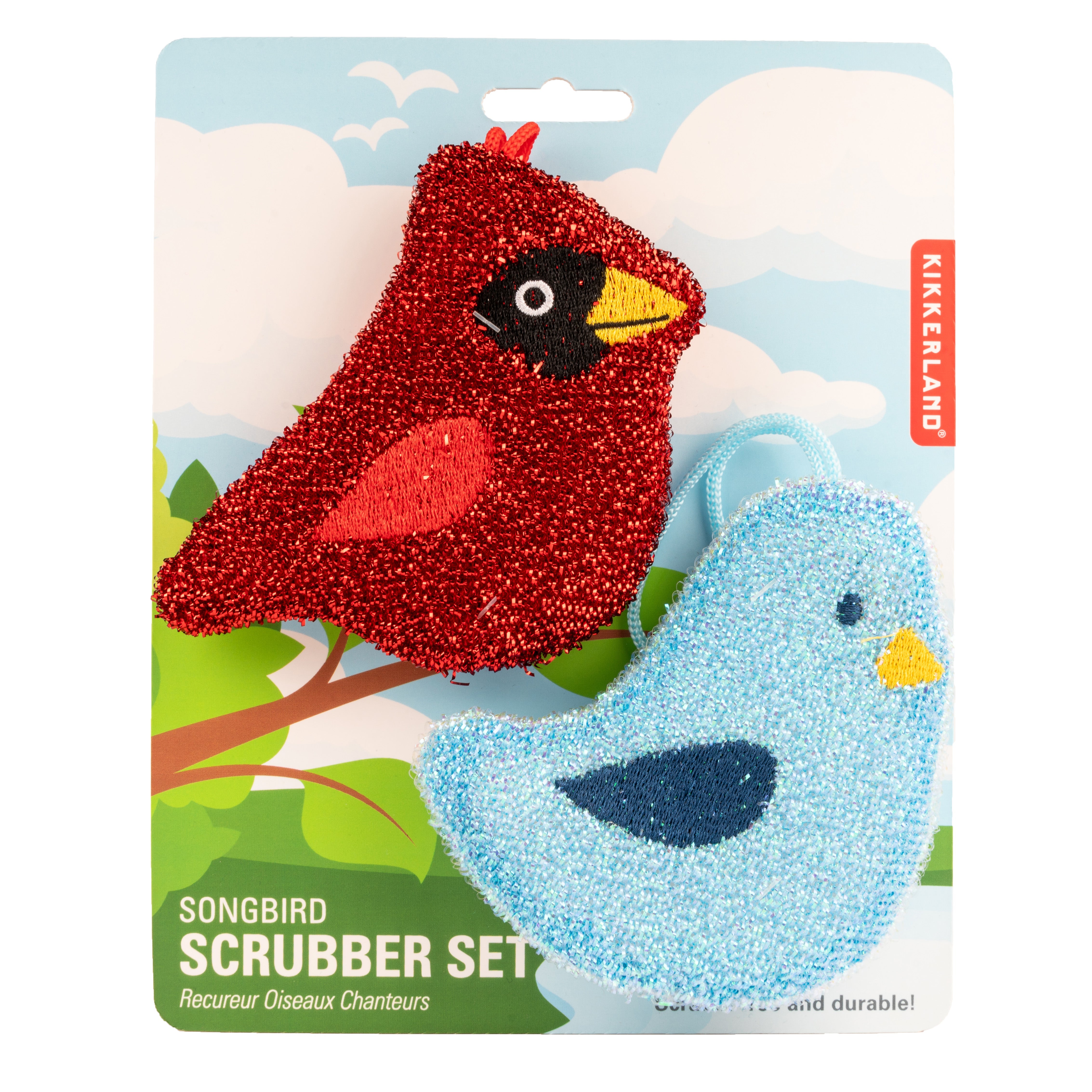 Kikkerland | Songbird Scrubber Set
