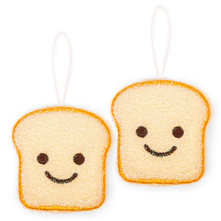 Kikkerland | Toast Scrub Sponge - Set of 2