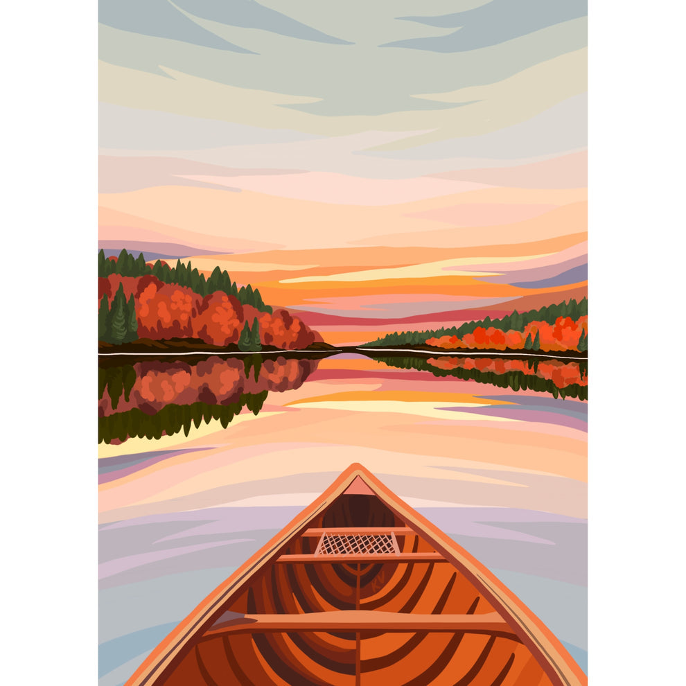 Villager | Canoeing at Dawn 500-Piece Puzzle