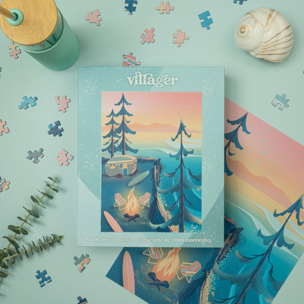 Villager | Coastal Camping 1000-Piece Puzzle