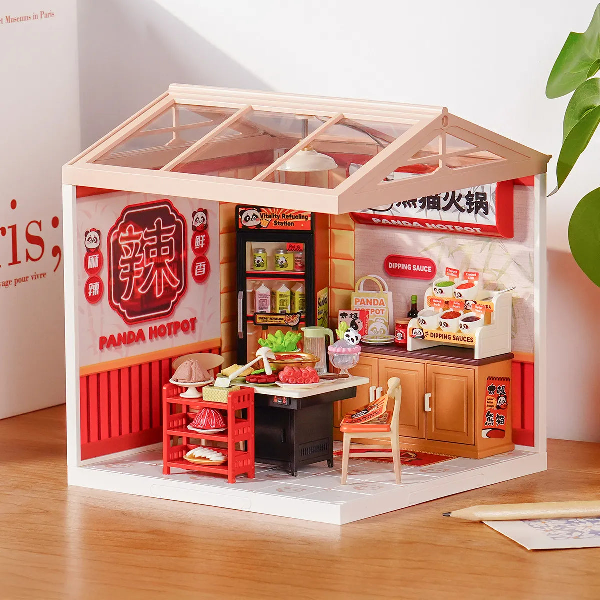 Rolife Super Creator | Panda Hot Pot