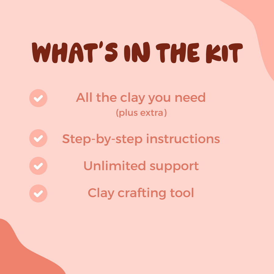 Claymoo | Crazy Cacti Air Dry Clay Kit
