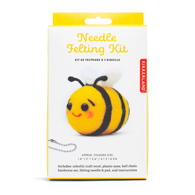 Kikkerland | Bumble Bee Needle Felting Kit