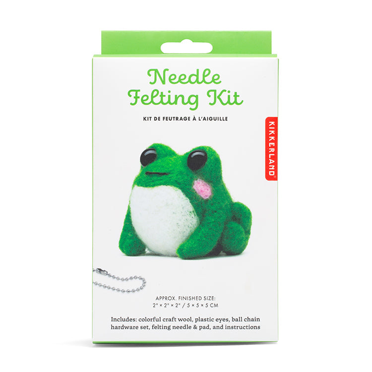 Kikkerland | Frog Needle Felting Kit
