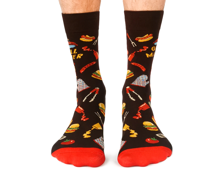 Uptown Sox | Men's Crew Socks | Grill Master