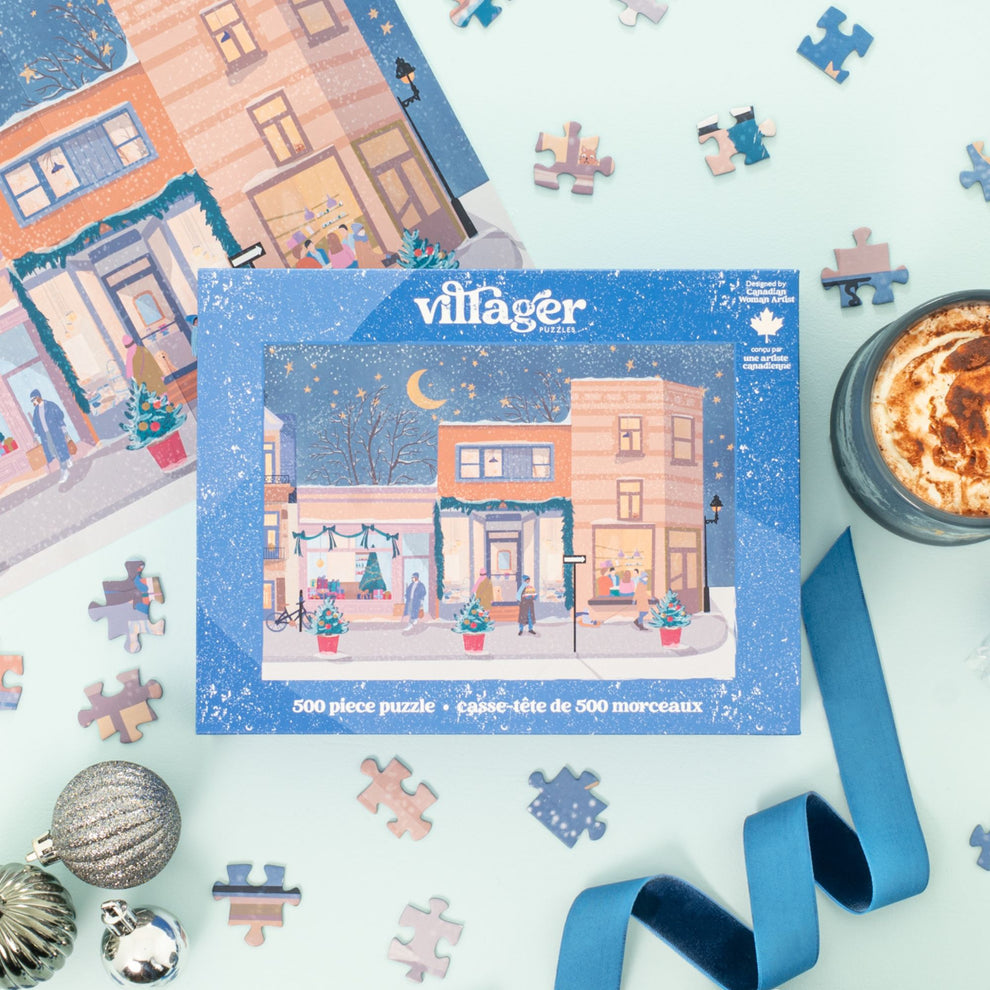 Villager | Holiday Streets 500 piece puzzle