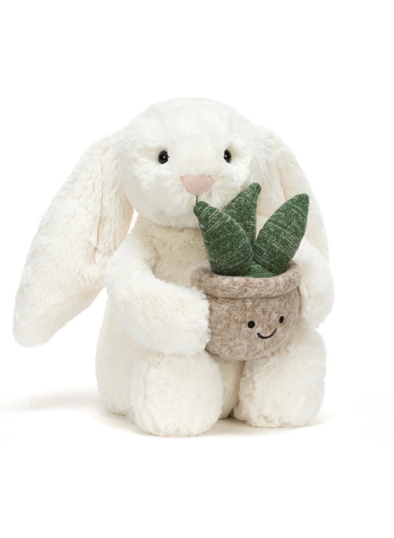 Jellycat | Cream Bunny with Plant
